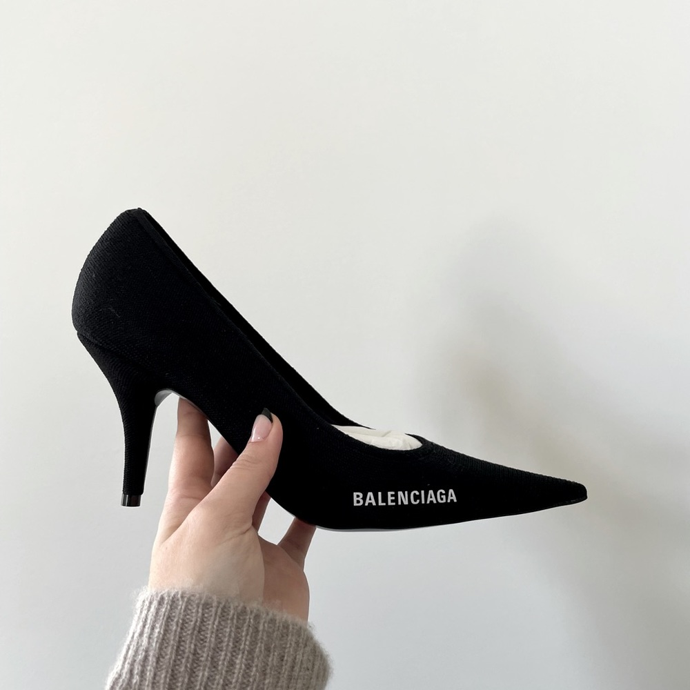 Balenciaga Knife Knit Pumps